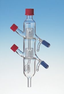 Colonna portavassoi modello Bubble con 2 vassoi