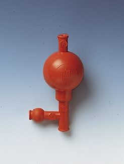 Pipettatore, bulbo, 3 valvole, 10 ml max.