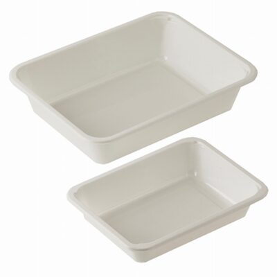 Vassoio in plastica per carrello porta attrezzi con 4 ripiani