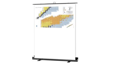 Carta dei nuclidi - Pull Up, 200 x 300 cm (versione corta)