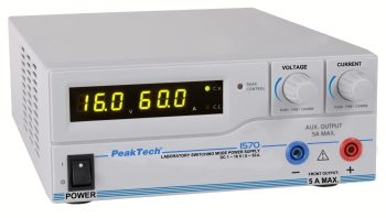 Alimentatore switching da laboratorio DC 1 - 16 V / 0 - 60 A con USB
