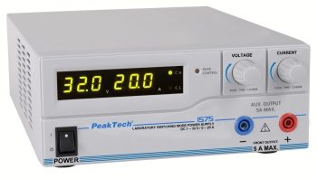 Alimentatore switching da laboratorio DC 1 - 32 V / 0 - 20 A con USB