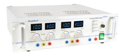 Alimentatore lineare CC per doppio laboratorio ~ 0 - 30 V / 0 - 10 A ~ Rack da 19″
