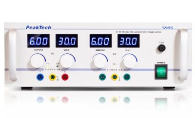 Alimentatore da laboratorio CA/CC 0 - 30 V/0 - 6 A