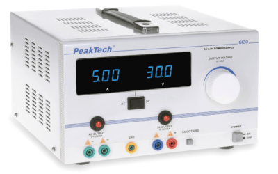 Alimentatore da laboratorio CA/CC 0 - 30 V/5 A