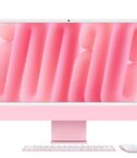 iMac 24" con display Retina 4,5K: Chip Apple M4 con CPU 10-core e GPU 10-core, 24GB, 512GB SSD - Rosa