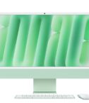 iMac 24" con display Retina 4,5K: Chip Apple M4 con CPU 10-core e GPU 10-core, 16GB, 512GB SSD - Verde