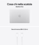 MacBook Neo 13": Chip Apple A18 Pro con CPU 6-core e GPU 5-core, 8GB, 512GB SSD, Touch ID - Argento