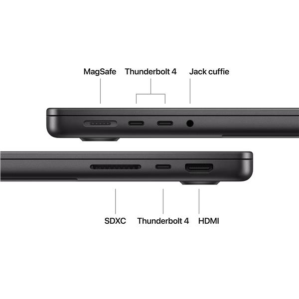 MacBook Pro 14": Chip Apple M5 con CPU 10-core e GPU 10-core, 32GB, 1TB SSD - Nero siderale