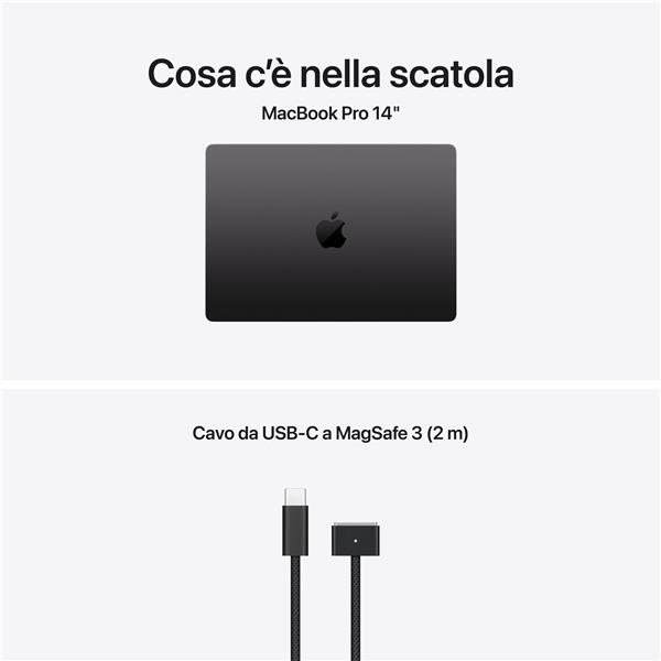 MacBook Pro 14": Chip Apple M5 con CPU 10-core e GPU 10-core, 32GB, 1TB SSD - Nero siderale