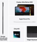 iPad Pro 11" Wi‑Fi + Cellular 2TB con vetro nanotexture - Argento