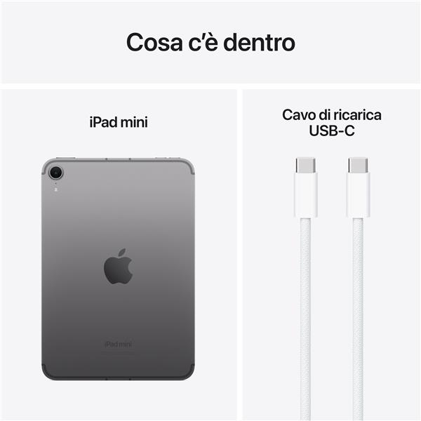 iPad mini Wi‑Fi + Cellular 256GB - Grigio siderale