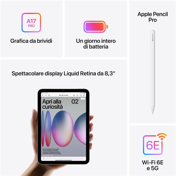 iPad mini Wi‑Fi + Cellular 256GB - Blu