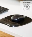 Mousepad poggiapolsi Crystal™ Gel Nero