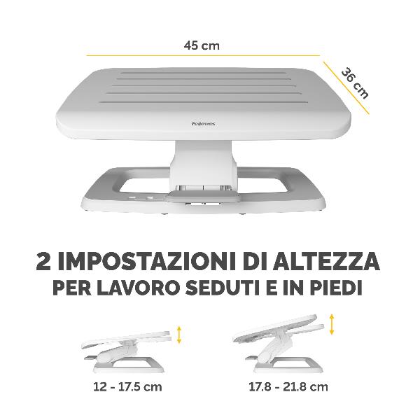Hana™ LT Poggiapiedi - Bianco