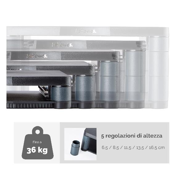 Supporto monitor Premium grafite