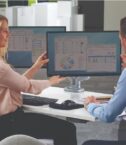 BRACCIO MONITOR DOPPIO EPPA COLORE SILVER