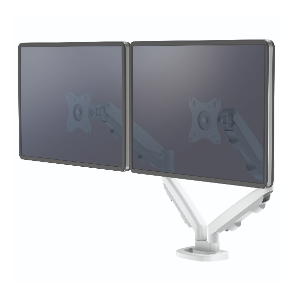 BRACCIO MONITOR DOPPIO EPPA COLORE BIANCO