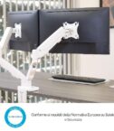 BRACCIO MONITOR DOPPIO EPPA COLORE BIANCO