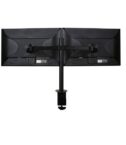 100091504 Braccio doppio monitor Focus Nero