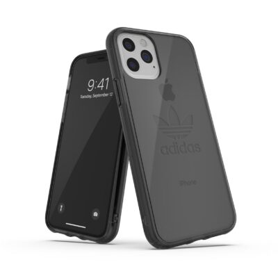 ADIDAS ORIGINALS - Cover trasparente in TPU con bordi rialzati compatibile con Apple iPhone 11 Pro