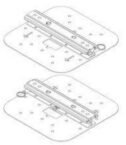 AP-MNT-MP10-E OmniAccess AP-MNT-MP10-E Campus AP mount bracket kit (10-pack) type E: wall-box