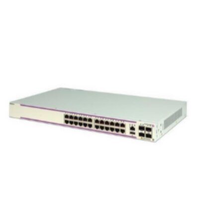 Fixed GigE 1RU chassis, WebSmart+, 24 RJ-45 PoE 10/100/1G BaseT, 2 SFP (1G)