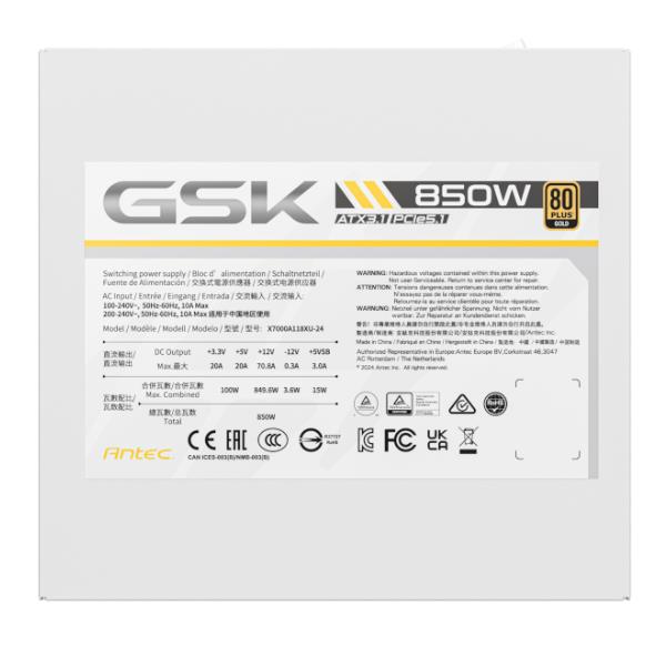 GSK 850 WHITE