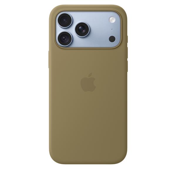 Custodia MagSafe in silicone per iPhone 18 Pro Max - Oliva