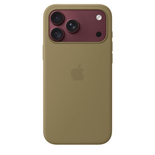 Custodia MagSafe in silicone per iPhone 18 Pro Max - Oliva