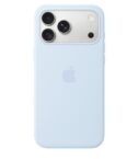 Custodia MagSafe in silicone per iPhone 18 Pro Max - Celeste vivace