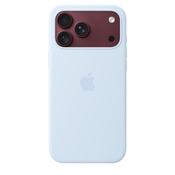 Custodia MagSafe in silicone per iPhone 18 Pro Max - Celeste vivace