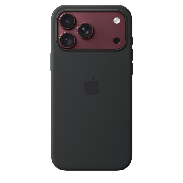 Custodia MagSafe in silicone per iPhone 18 Pro Max - Nero