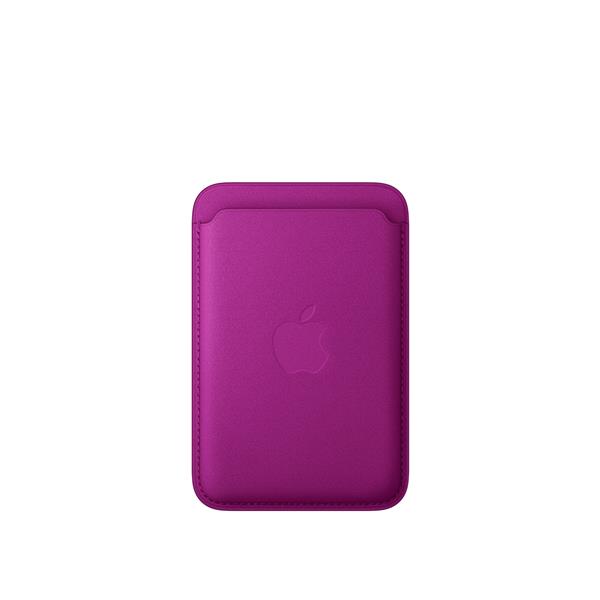 Portafoglio MagSafe in tessuto FineWoven per iPhone - Magenta