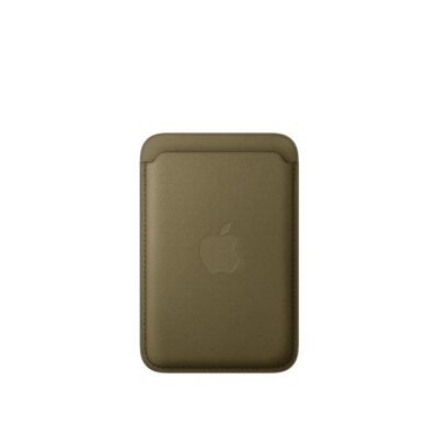 Portafoglio MagSafe in tessuto FineWoven per iPhone - Verde olivo