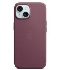 Custodia MagSafe in tessuto FineWoven per iPhone 15 Plus - Gelso