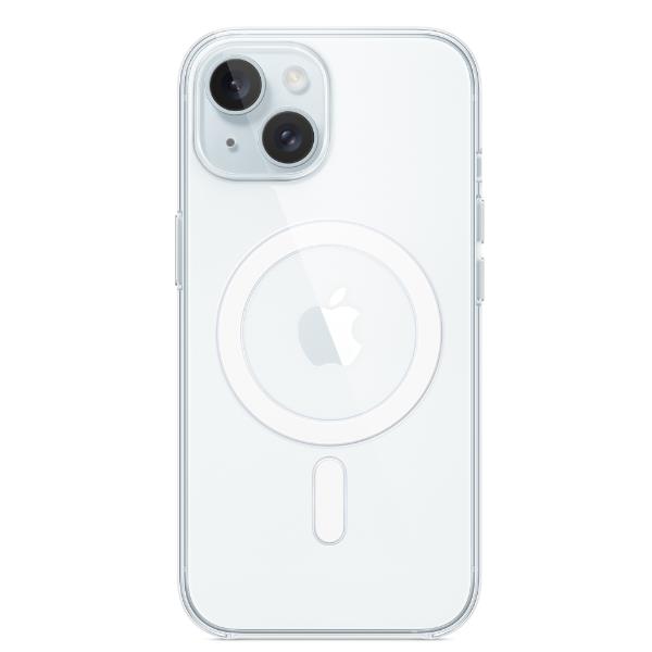 Custodia MagSafe trasparente per iPhone 15