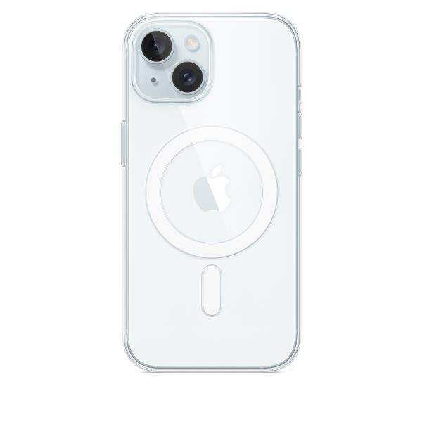 Custodia MagSafe trasparente per iPhone 15