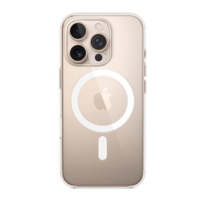 Custodia MagSafe trasparente per iPhone 16 Pro Max