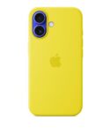 Custodia MagSafe in silicone per iPhone 16 Plus - Giallo carambola