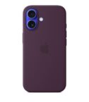 Custodia MagSafe in silicone per iPhone 16 - Prugna
