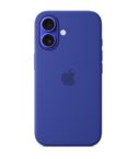 Custodia MagSafe in silicone per iPhone 16 - Blu oltremare