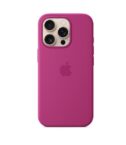 Custodia MagSafe in silicone per iPhone 16 Pro - Fucsia