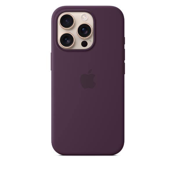 Custodia MagSafe in silicone per iPhone 16 Pro - Prugna