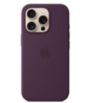 Custodia MagSafe in silicone per iPhone 16 Pro Max - Prugna
