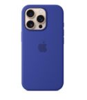 Custodia MagSafe in silicone per iPhone 16 Pro Max - Blu oltremare