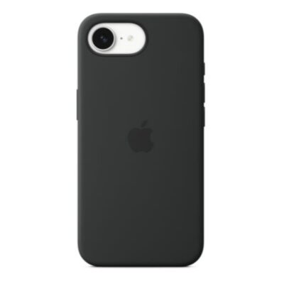 Custodia in silicone per iPhone 16e - Nero