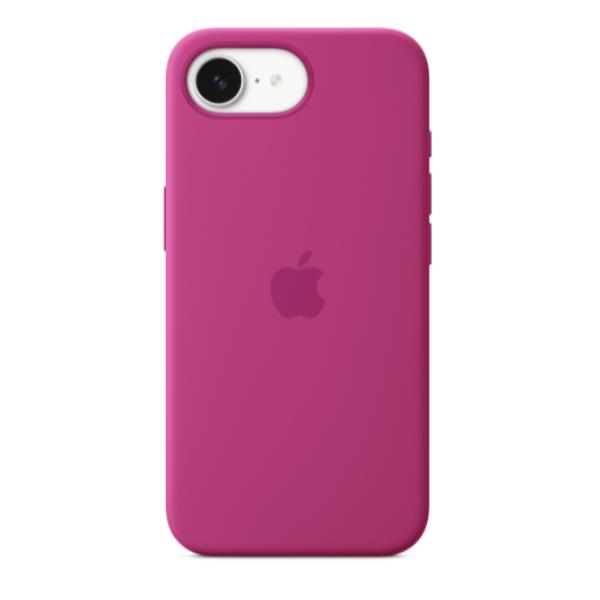 Custodia in silicone per iPhone 16e - Fucsia