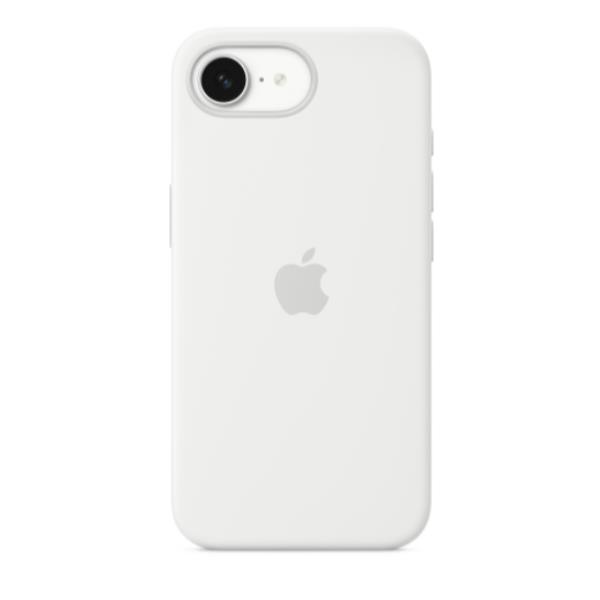Custodia in silicone per iPhone 16e - Bianco