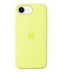 Custodia in silicone per iPhone 16e - Giallo neon